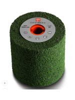 FEIN - Tambur elastic slefuit/satinat Ø100 x 100 x  alezaj 19 mm; verde - P60