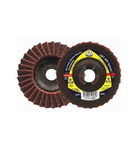 Klingspor™ SMT 800 - Disc finisare lamelar convex (albastru) - VFN