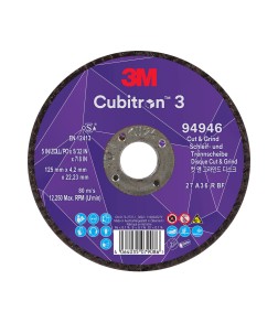 3M™ Cubitron™ 3 - Disc polizare si craituire 125x4,2x22.23 mm