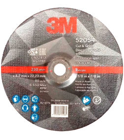 3M Silver - Disc de polizare si craituire 230 x 4,2 x 22,23 mm