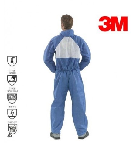 Combinezon cu gluga 3M 4530L protectie clasa 5 si 6 
