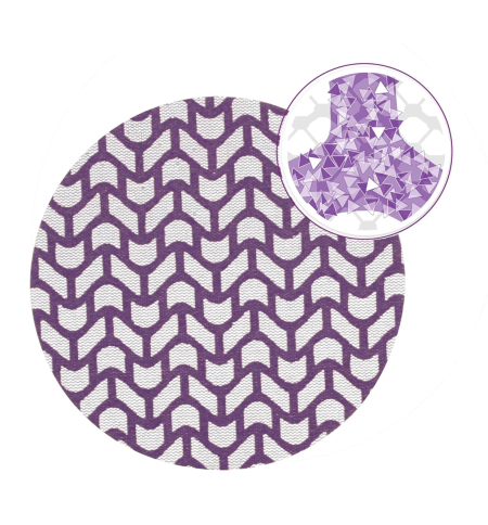 3M Xtract™ Cubitron™ 710W - Disc cu fixare rapida Hookit/Velcro 150mm tip retea pentru slefuire fara praf - P80