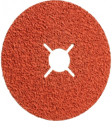 3M 987C - Disc pe fibra vulcanica otel inoxidabil cu diametrul de 125mm cu granulație P80+