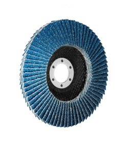 ATLAS - Disc lamelar curbat 125 x 22,23mm granula zirconiu - P60