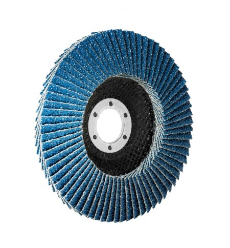 ATLAS - Disc lamelar curbat 125 x 22,23mm granula zirconiu - P60