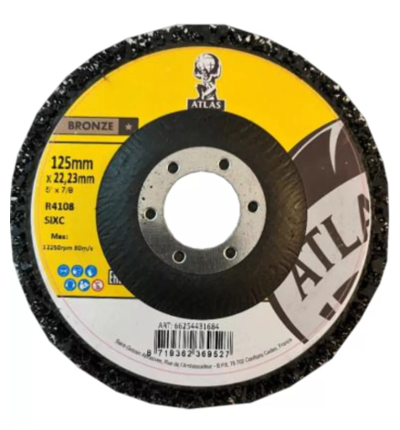 ATLAS Disc pentru curatarea suprafetelor 125x22,23mm; RPM_12250
