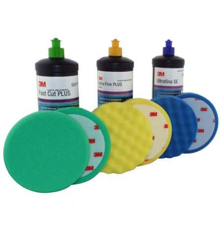 3M™ Perfect-It™ - Burete albastru valurit (ultrafin) pentru luciu deosebit 150mm 