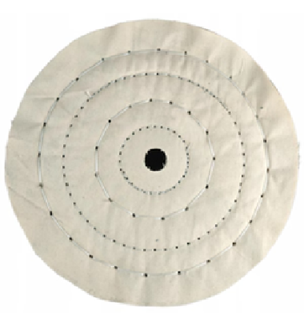 Disc bumbac popeline pentru polișarea la luciu oglindă a metalelor 350x30x30mm