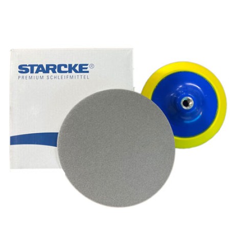 STARCKE 747FS/NK - Disc abraziv pe suport de film Hookit/Velcro150mm fara gauri - P600