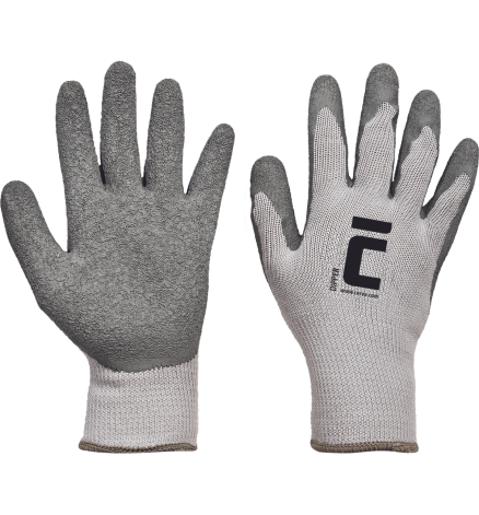 Manusi de protectie DIPPER imersate în latex, gri - marimea 9