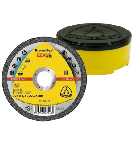 Klingspor EDGE - Disc debitare drept 125 x 1,2 x 22,23mm