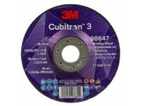 3M CUBITRON™ 3 - Disc polizare ceramic depresat 125 x 7 x 22,23mm 