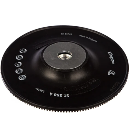 Klingspor ST358A - Taler suport rigid cu nervuri pentru discuri pe fibra vulcanica 125mm