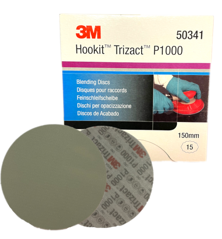 3M™ Trizact™ Hookit™ - Disc polishare 150mm;  suport buretos - P1000